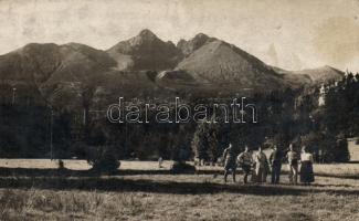 Matlárháza soldiers, monastic, photo (fl)