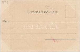 Budapest Lánchíd litho s: Raoul Frank