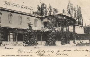Buziásfürdő, bazaar, department store of István Huzly (b)