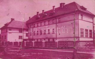 Huszt, Czech school, leporello with 9 cards (fa)