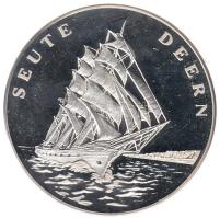 Németország DN "Seute Deern" Ag emlékérem (14.78g/31mm) T:PP Germany ND "Seute Deern" Ag medallion (14.78/31mm) C:PP