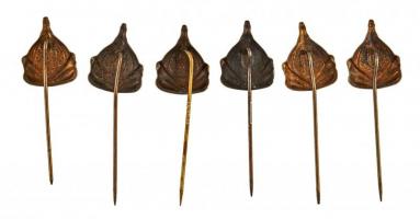 ~1990. Zrínyi-sisakos fém rendőri kitűző (6x)