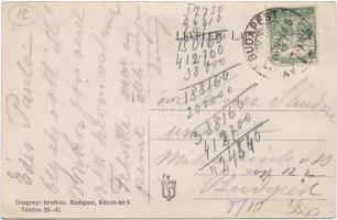 Budapest IX. Vámház körút 16.; Szikszay vendéglő, kerthelyiség