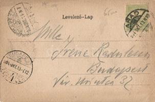 Arad, coat of arms litho (EK)