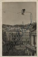 Ropewalker artist, signed photo card (fl)