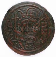 1172-1196. Rézpénz "III. Béla" (1.85g) T:2 domború Huszár 72., Unger I.: 114.(?)