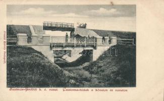 Szatmárerdőd regional railway, double bridge (fl)