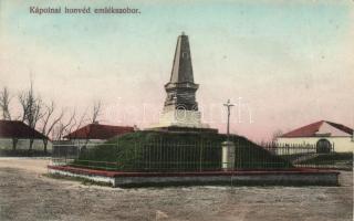 Kápolna honvéd emlékszobor (ázott / wet damage)