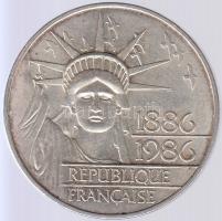 Franciaország 1986. 100Fr Ag "Szabadság-szobor" T:2
France 1986. 100 Francs Ag "Cente...