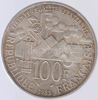 Franciaország 1985. 100Fr Ag "Emile Zola" T:2 France 1985. 100 Francs Ag "Emile Zola" C:XF