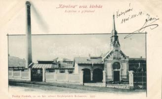 Kolozsvár Karolina hospital; chapel, power plant