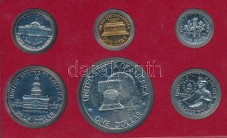 Amerikai Egyesült Államok 1976S. 1c-1$ 6klf db, szettben "Bicentennial" T:PP
USA 1976S. 1 ...