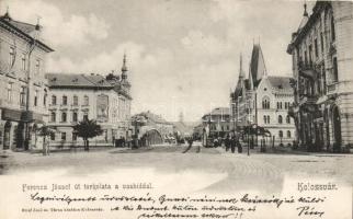 Kolozsvár Franz Jospeh street, iron bridge