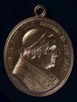 Olaszország / Pápai Állam 1847. IX. Pius pontifikálásának második évfordulójára, Br emlékérem (27x31mm) T:1- Italy / Papal States 1847. 2nd Anniversary of the Pontificate of Pius IX, Br commemorative medallion (27x31mm) C:Au