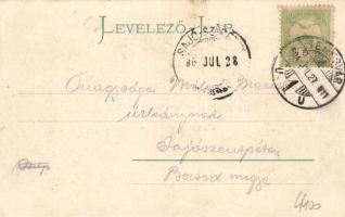 Buziás park, collage