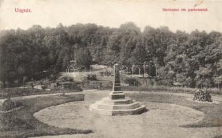 Ungvár Neviczkei castle, Park (EB)