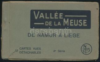 Meuse valley, postcard booklet with 12 cards