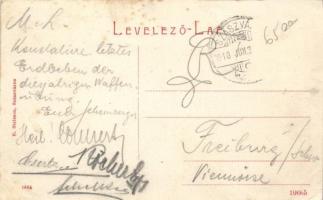 Szászváros Iskola tér, Stelescu és Benkő Lajos üzletei / School square, shops (EB)