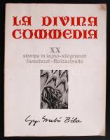 Gy. Szabó Béla (1905-1985): Isteni színjáték (La Divina Commedia). 20 fametszetet tartalmazó nagyalakú mappa, Kolozsvár-Napoca, 1976., Dacia könyvkiadó, 44x33,5cm