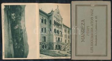 Budapest II. Manréza férfi lelkigyakorlatos ház, leporello füzet