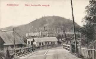 Kassahámor Báró Jacobs-féle vasgyár / iron works