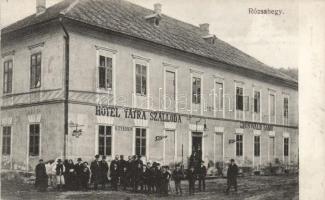 Rózsahegy Hotel Tátra, Grünwald Samu