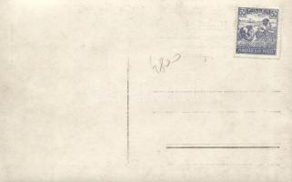 Nagytapolcsány town hall, anniversary card