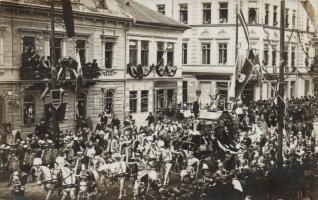 1906 Kassa Rákóczi hamvainak újratemetése, gyászkocsi / Rákóczi funeral march