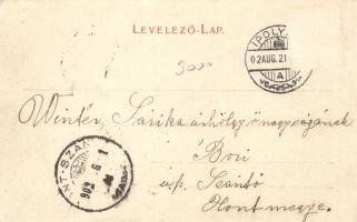 Ipolyság Catholic church, bank (Rb)