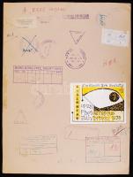 1958 Őrszigethy Frigyes (1923-1995): Ecce Homo. Hátoldalán szerzői pecséttel jelzett, több nemzetköz...