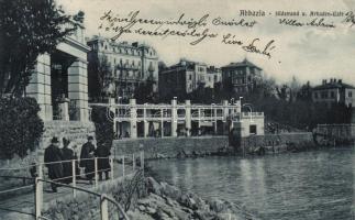 Abbazia southern beach, Café Arcades (EK)