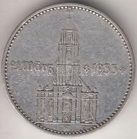 Német 3. Birodalom 1934A 2M Ag "Garnisonkirche" T:2-
German Third Reich 1934A 2 Mark Ag &q...