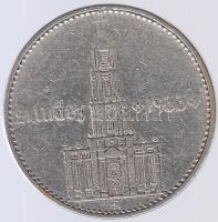 Német 3. Birodalom 1934A 2M Ag "Garnisonkirche" T:3
German Third Reich 1934A 2 Mark Ag &qu...
