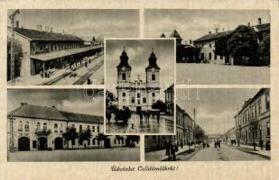 Celldömölk vasútállomással