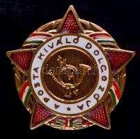 ~1960. "A Posta Kiváló Dolgozója" zománcozott jelvény T:2