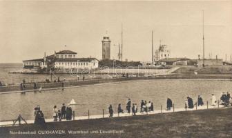 Cuxhaven, hot bath and lighthouse