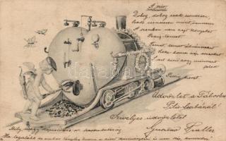 Love train with heart, angel (fa)