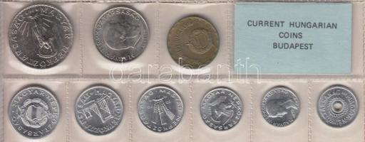 1979. 2f-10Ft 9db klf érmés forgalmi sor fóliatokban T:1