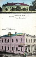 Rivne, Rovno, grammar school, Hotel Bellevue (EB)