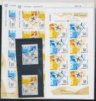 Europe CEPT: Scouting set + mini-sheet + stamp-booklet, Europa CEPT: Cserkészet sor + kisív + bélyegfüzet