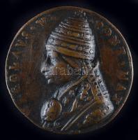 Olaszország / Pápai Állam ~1664. "V. Miklós pápa /A Szent Kapu kiniytása" Br emlékérem az 1450. évi Szentév emlékére (40mm) T:3 R! Italy / Papal States ~1664. "Pope Nicholas V / "Ceremony of the Opening of the Holy Door" Br commemorative coin to the Holy Year in 1450 (40mm) C:F Rare!