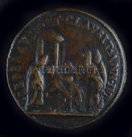 Olaszország / Pápai Állam ~1664. "V. Miklós pápa /A Szent Kapu kiniytása" Br emlékérem az ...