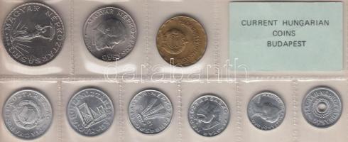 1981. 2f-10Ft 9db klf érmés forgalmi sor fóliatokban T:1