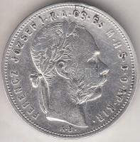 1881KB 1Ft Ag "Középcímer" T:2-