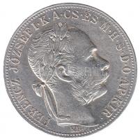 1886KB 1Ft Ag "Barokk címer" T:2