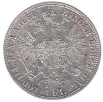 Ausztria 1881. 1Fl Ag "Ferenc József" T:2 Austria 1881. 1 Florin Ag "Franz Joseph" C:XF