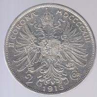 Ausztria 1913. 2K Ag T:2 Austria 1913. 2 Corona Ag C:XF
