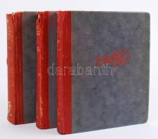 Hóman Bálint és Szekfű Gyula: Magyar Történet. II., IV., V., kötet. Királyi Magyar Egyetemi Nyomda, Budapest.  Könyvek gerincén szakadások, enyhén sérültek.