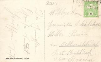 Garesnica, Szántó István kereskedése, vasútállomás / railway station, shop