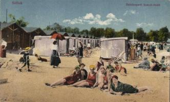 Siófok, homok fürdő, Divald & Monostory